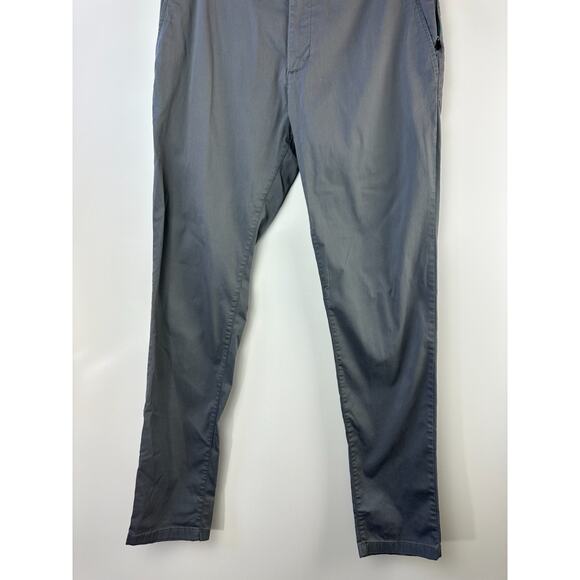 Birddogs Chino Pants Stretch Khaki 6-Pocket Slim Zip Snap Faded Grey Men's 32 - Picture 3 of 11